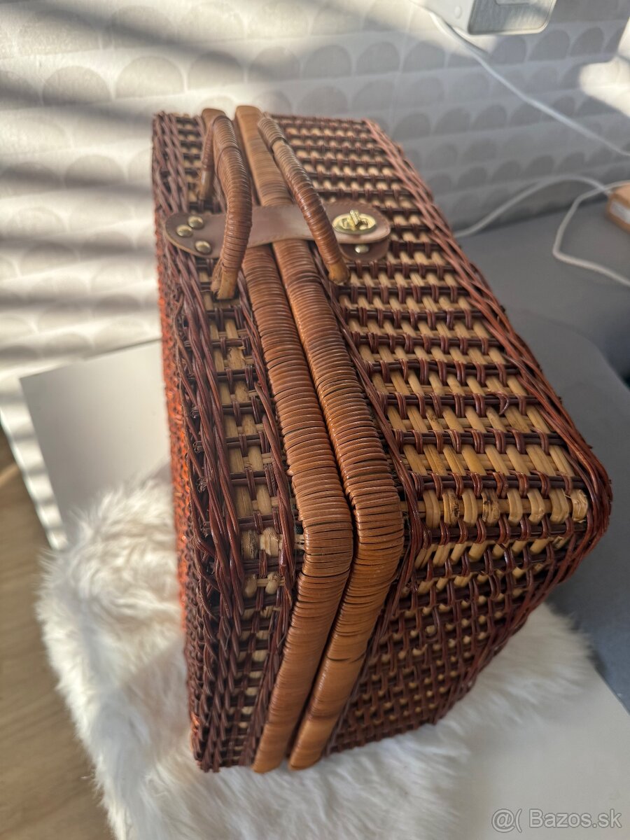 Ratanový piknikový kôš - 9