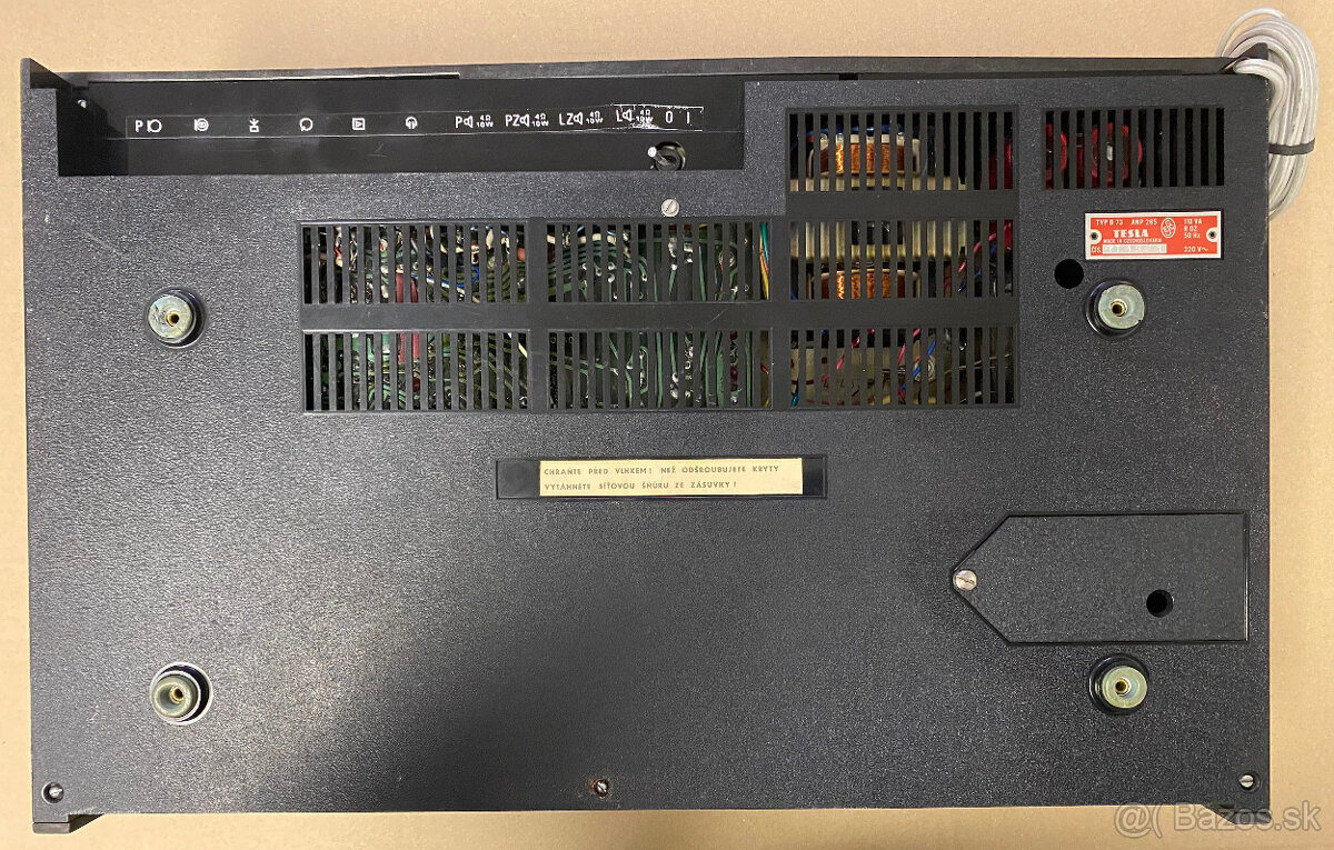 Tesla kotúčový magnetofón B73 servisovaný kompletný - 9
