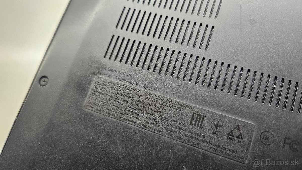 Lenovo Thinkpad X1 Yoga - dotykový + pero origo v notebooku - 9