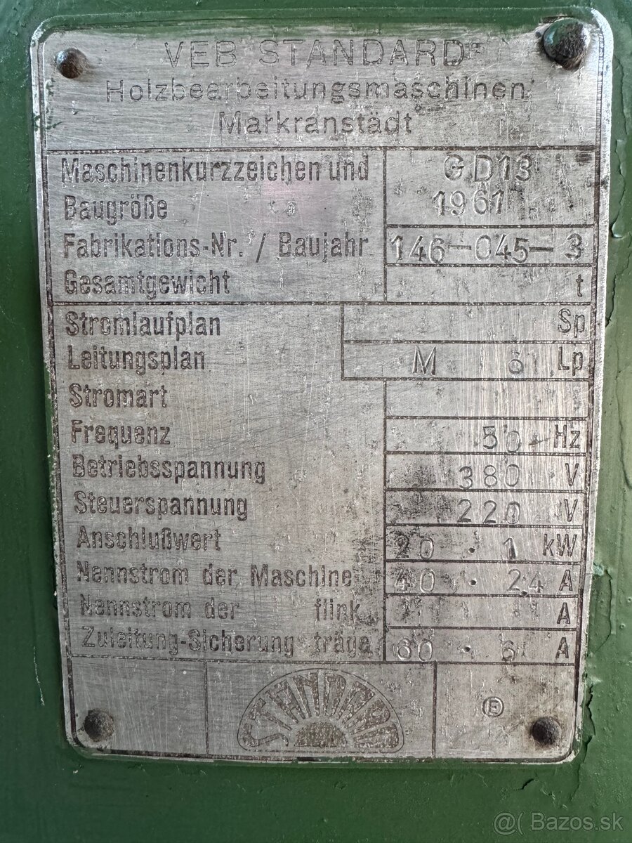 Hrúbkovacia frézka - 9