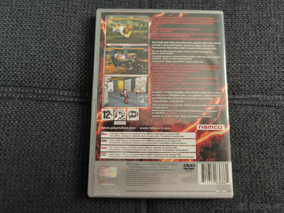 Bojové hry Tekken Mortal kombat PS2 - 9