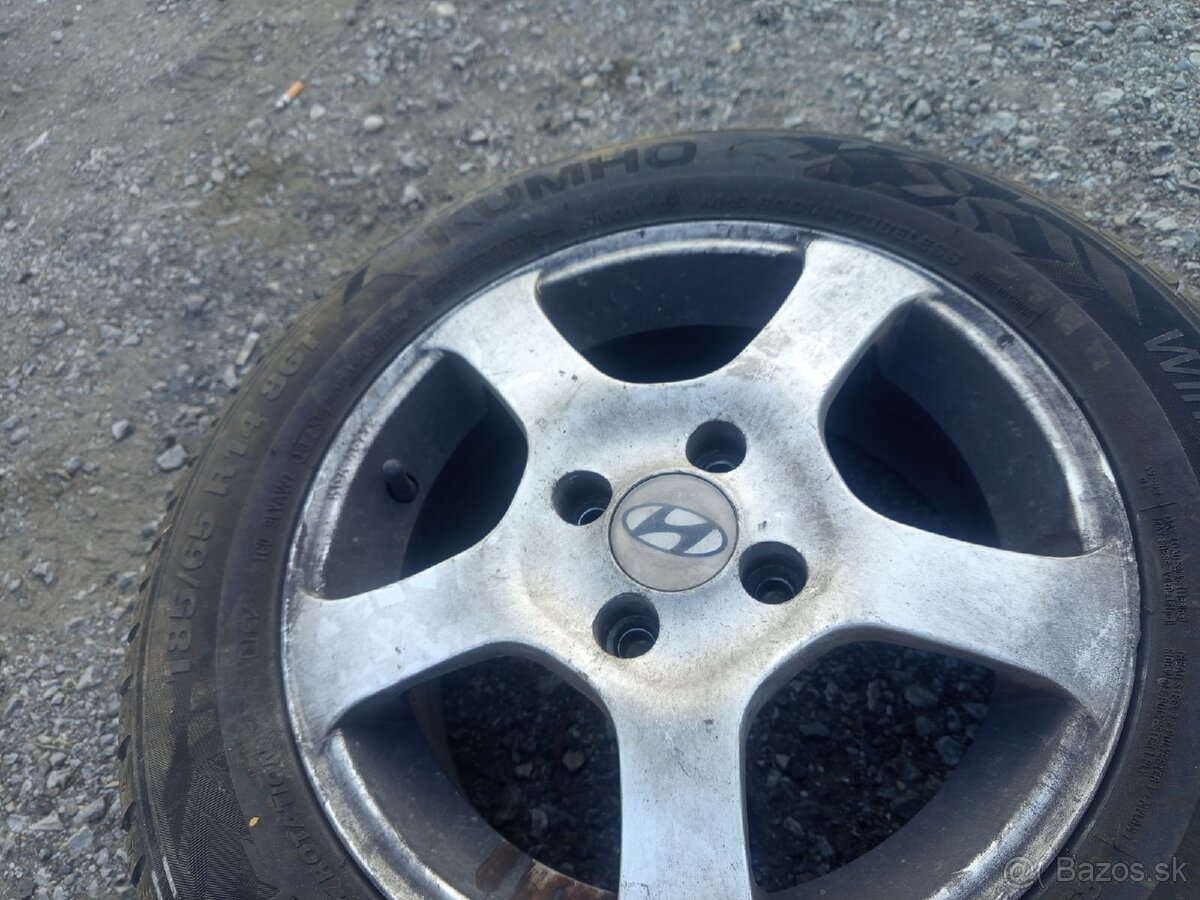 185/65 R14 4x100 Alu disky - 9