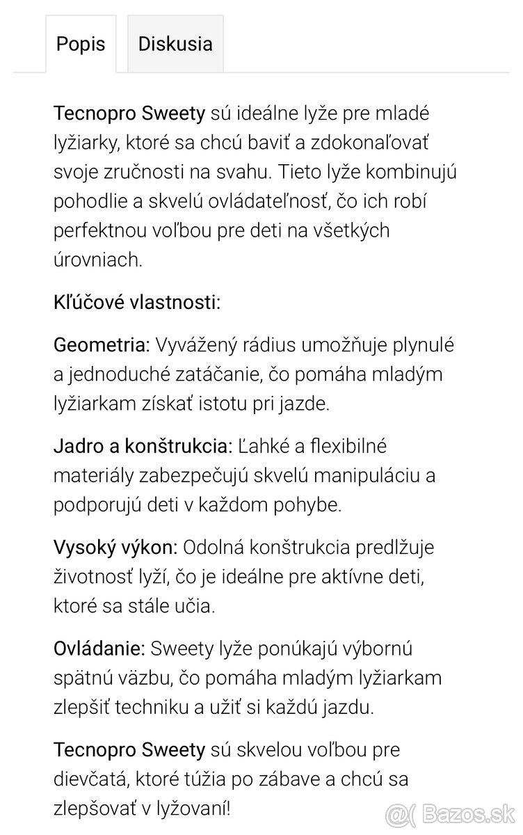Detské lyže TECNO Pro v.90 - 9