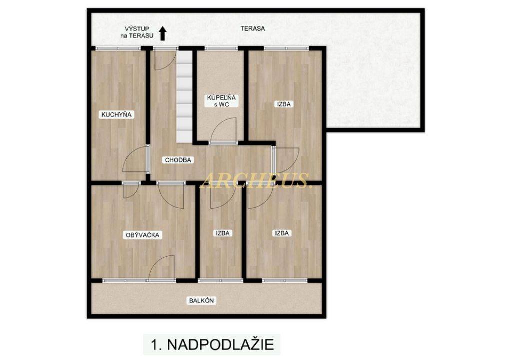 NA PREDAJ VIACGENERAČNÝ RODINNÝ DOM, POZEMOK 584M2, MYJAVA - 9