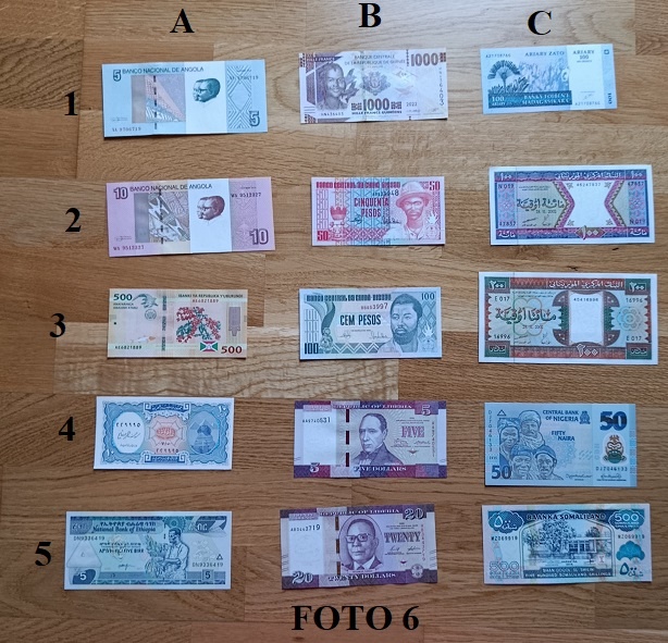 Bankovky mix svet UNC - 9