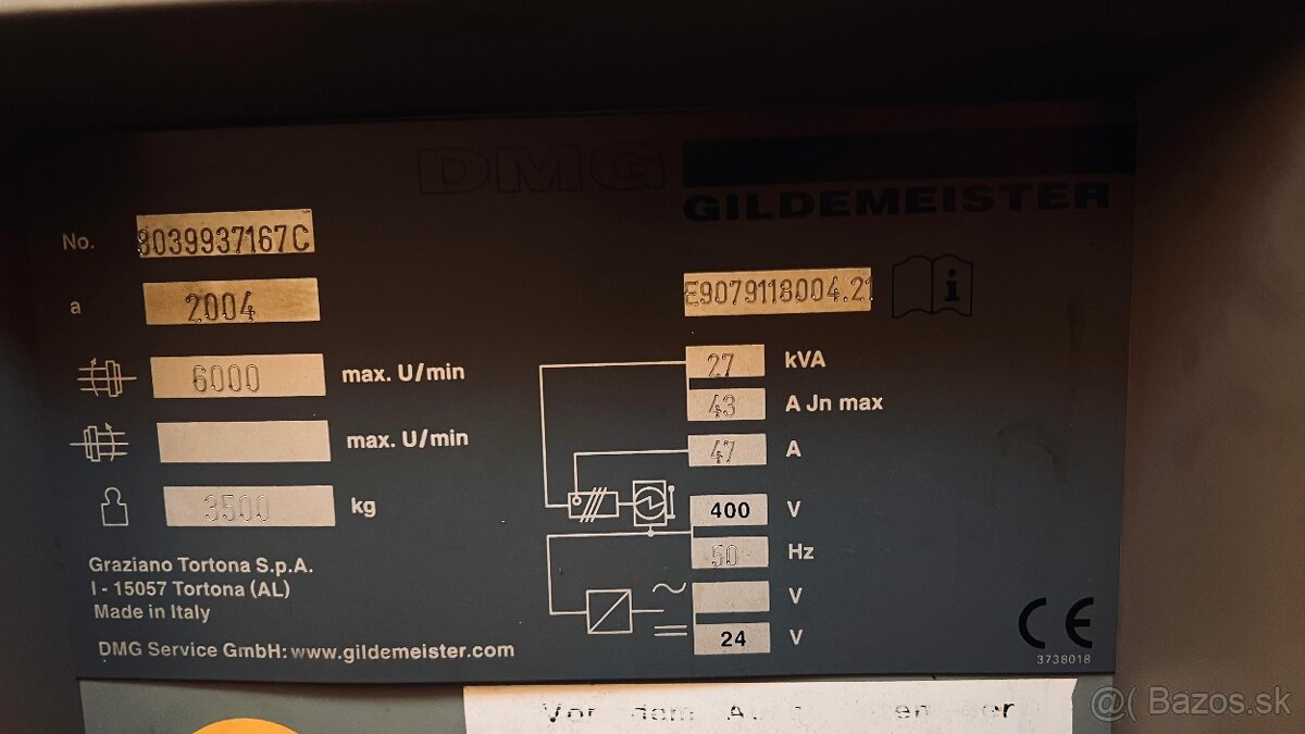 sústruh cnc CTX 320 linear Gildemeister - 9