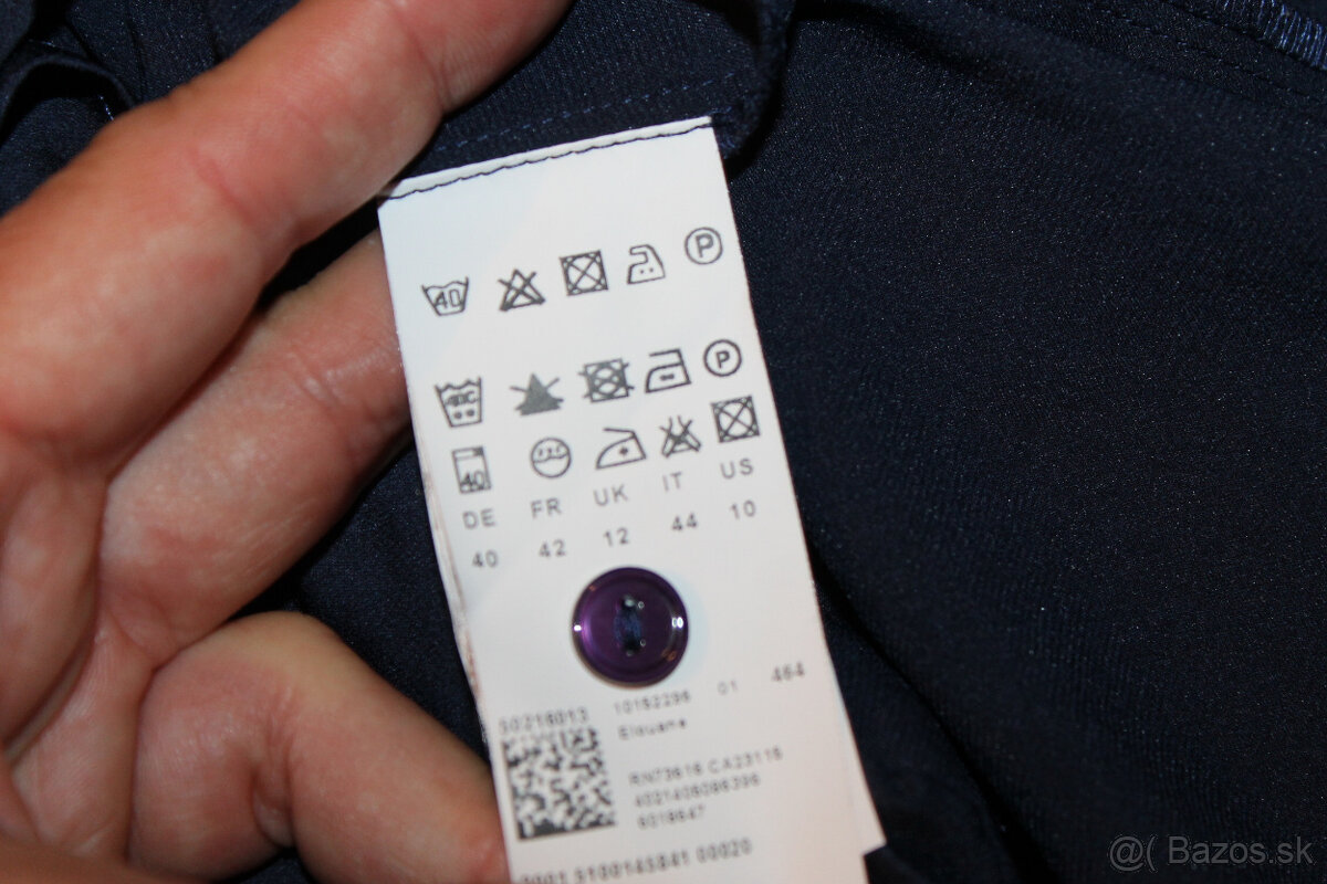 Saténová blúzka Hugo Boss v. 40 - 9