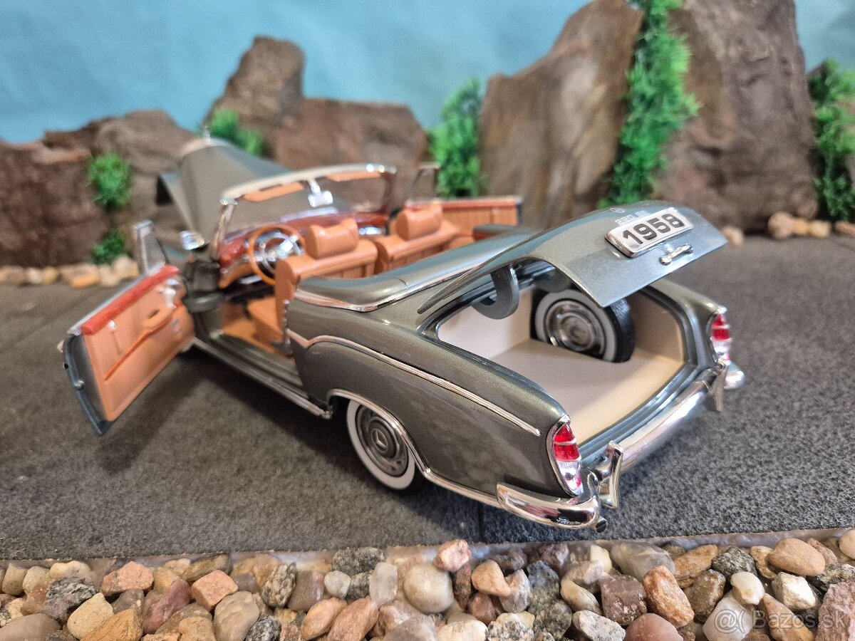 Prodám model 1:18 Mercedes Benz 220SE cabrio - 9