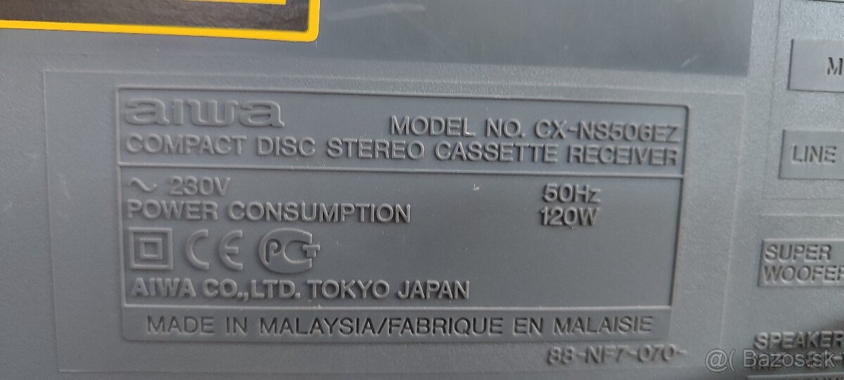 Hi-fi veža Aiwa - 9