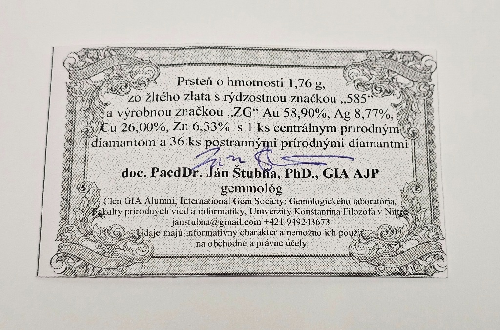 14k zlatý prsteň 0,63ct ❤️❤️❤️ - 9