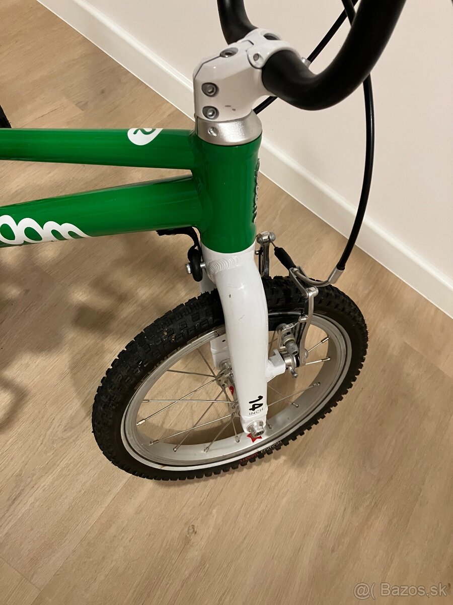 Detský bicykel Woom 2 zelený - 9