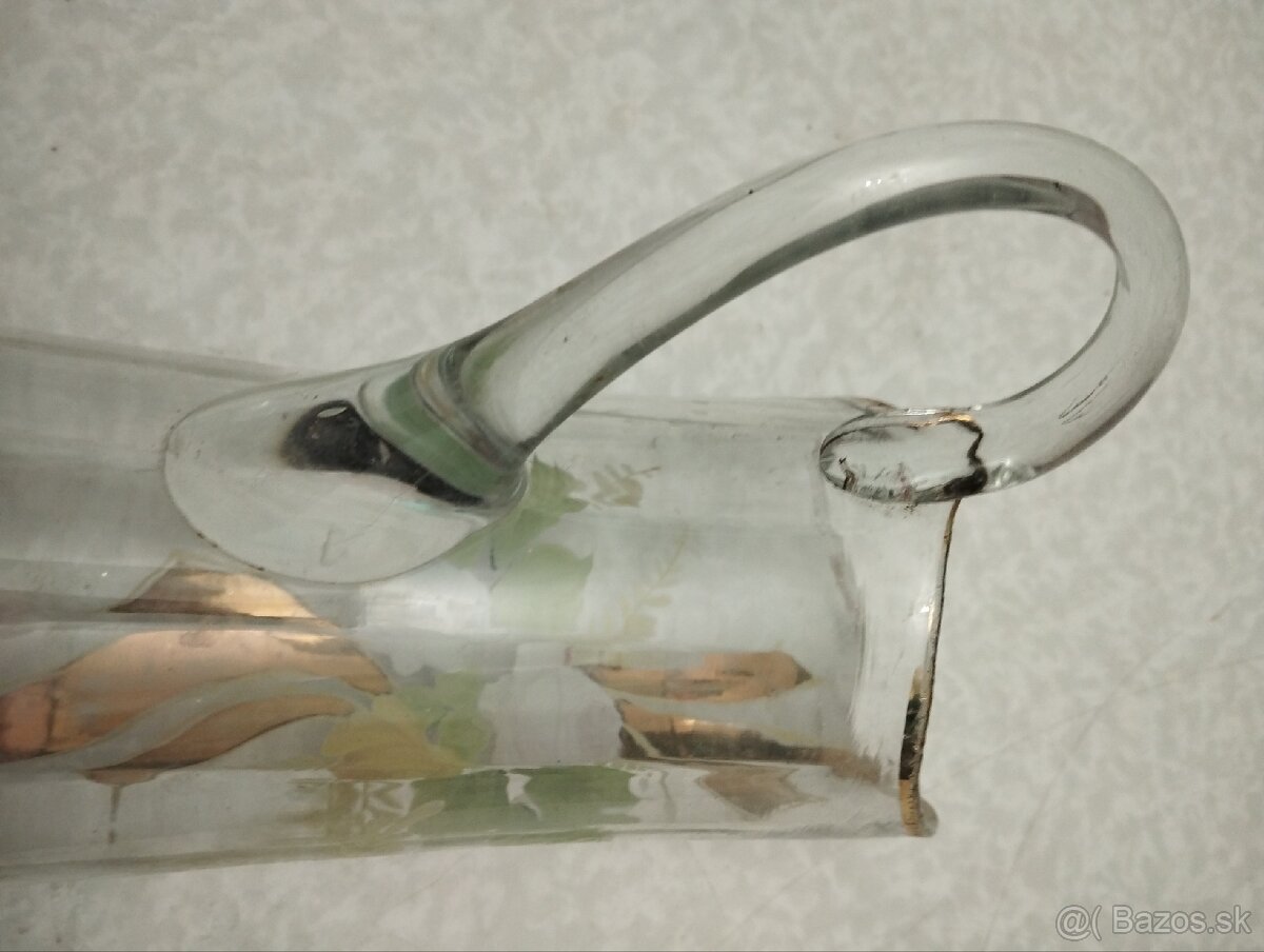Sklenený džbán - ručná výroba - 9