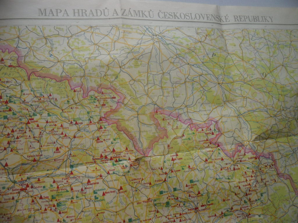 3 x mapy - ČESKOSLOVENSKÁ REPUBLIKA - 2,50 € - 9