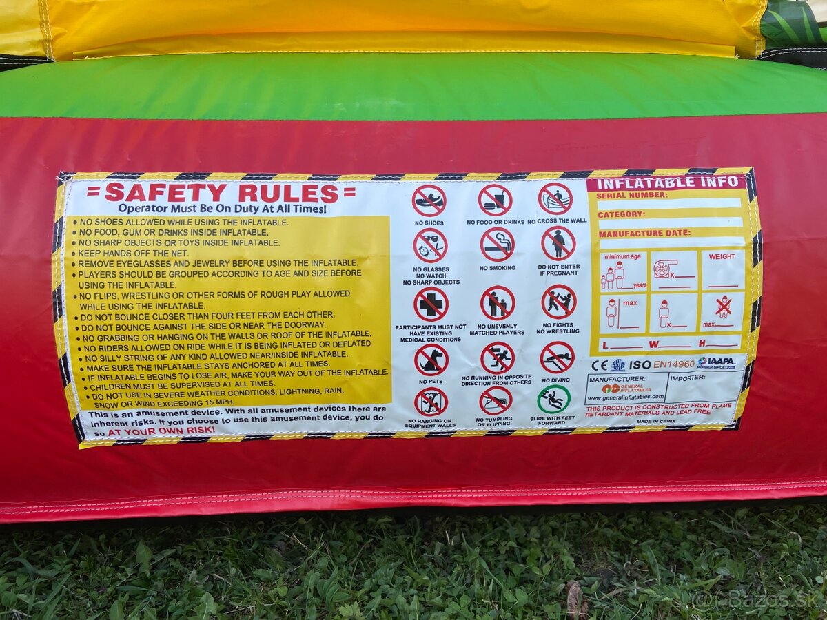 Predám Nafukovaci hrad - 9