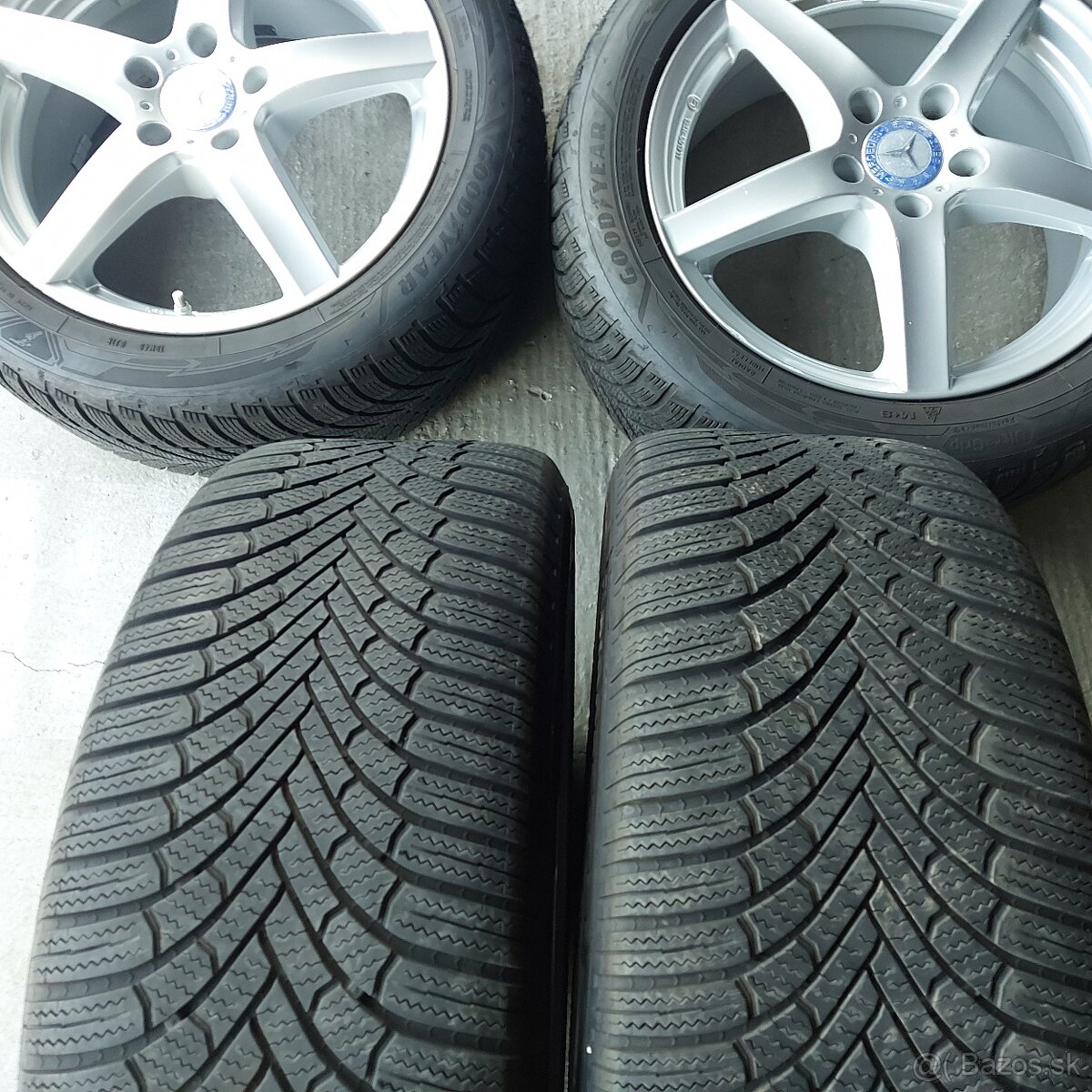 17"Elektróny Dezent 5x112 Mercedes C Class zimné - 9