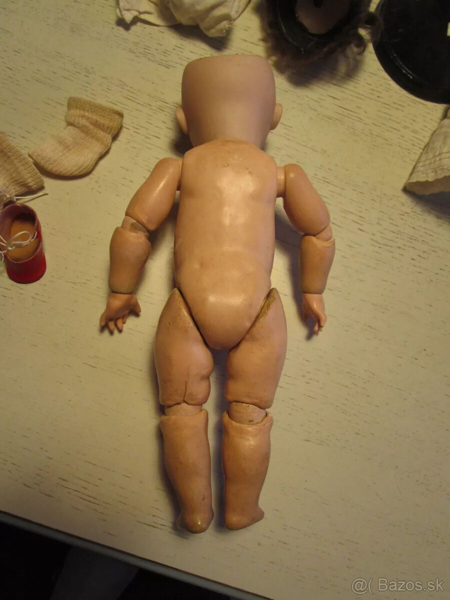 Vzácna STAROŽITNÁ porcelánová forma na bábiku 173-1 od Herte - 9