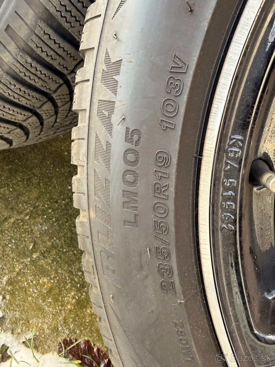 Volkswagen Tiguan 19” zimná sada Bridgestone Blizzak LM005 - 9