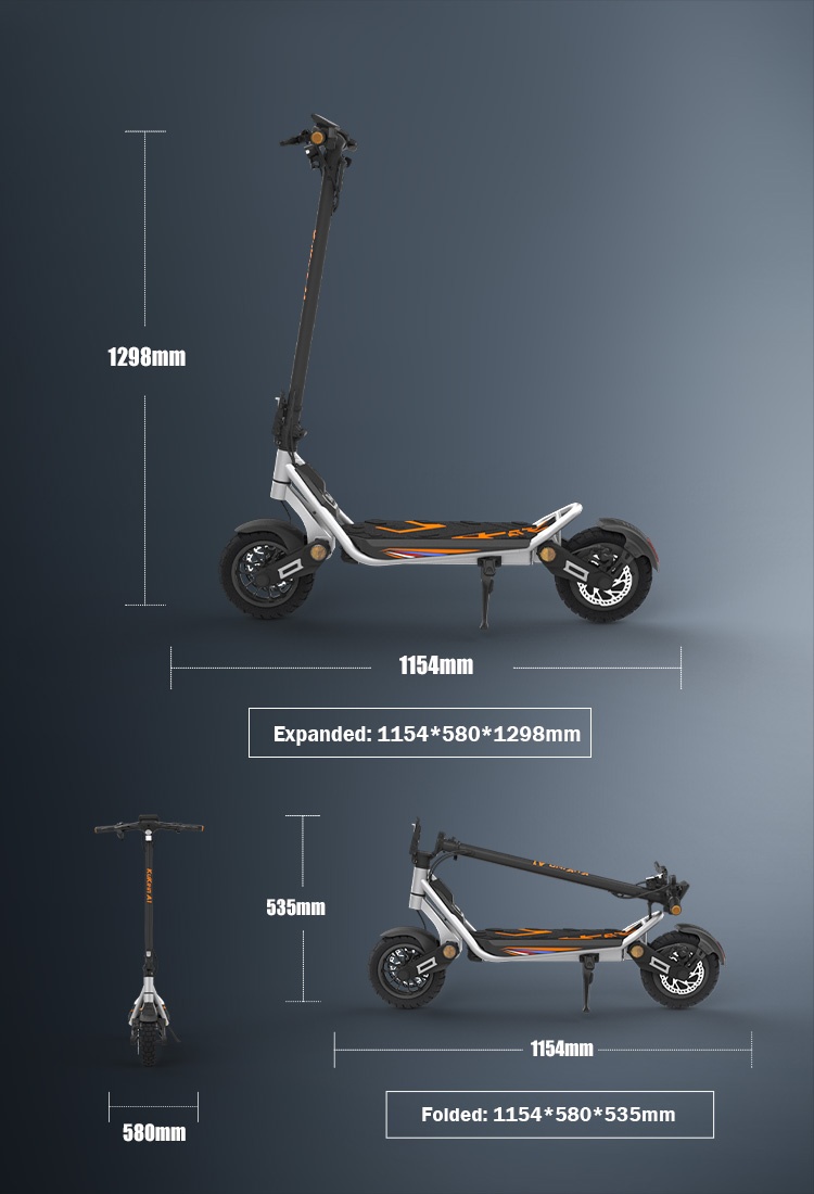 Nová elektrokolobežka KuKirin A1 2025 - 9