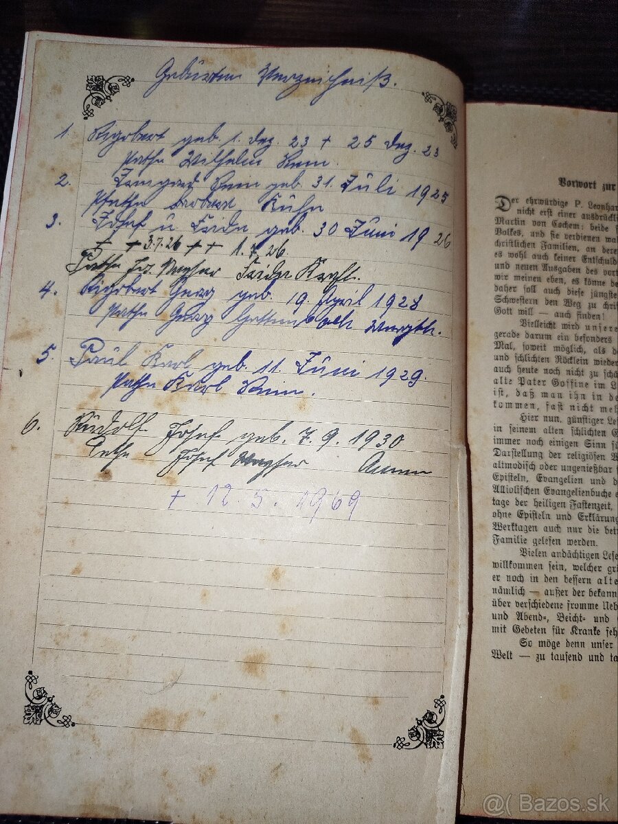 Stara kniha Leonhard Goffine z roku 1921 - 9