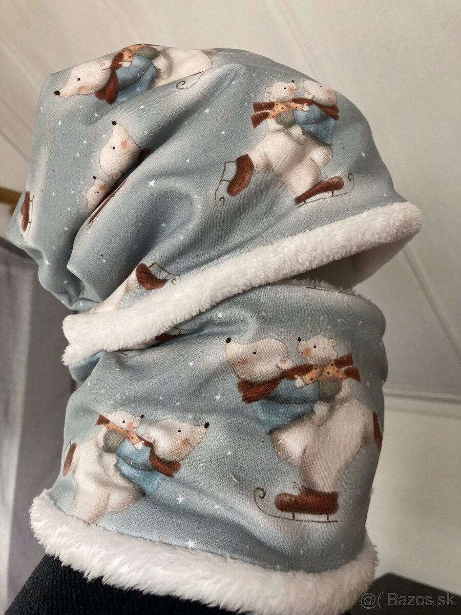 Detské čiapky- zateplené - 9