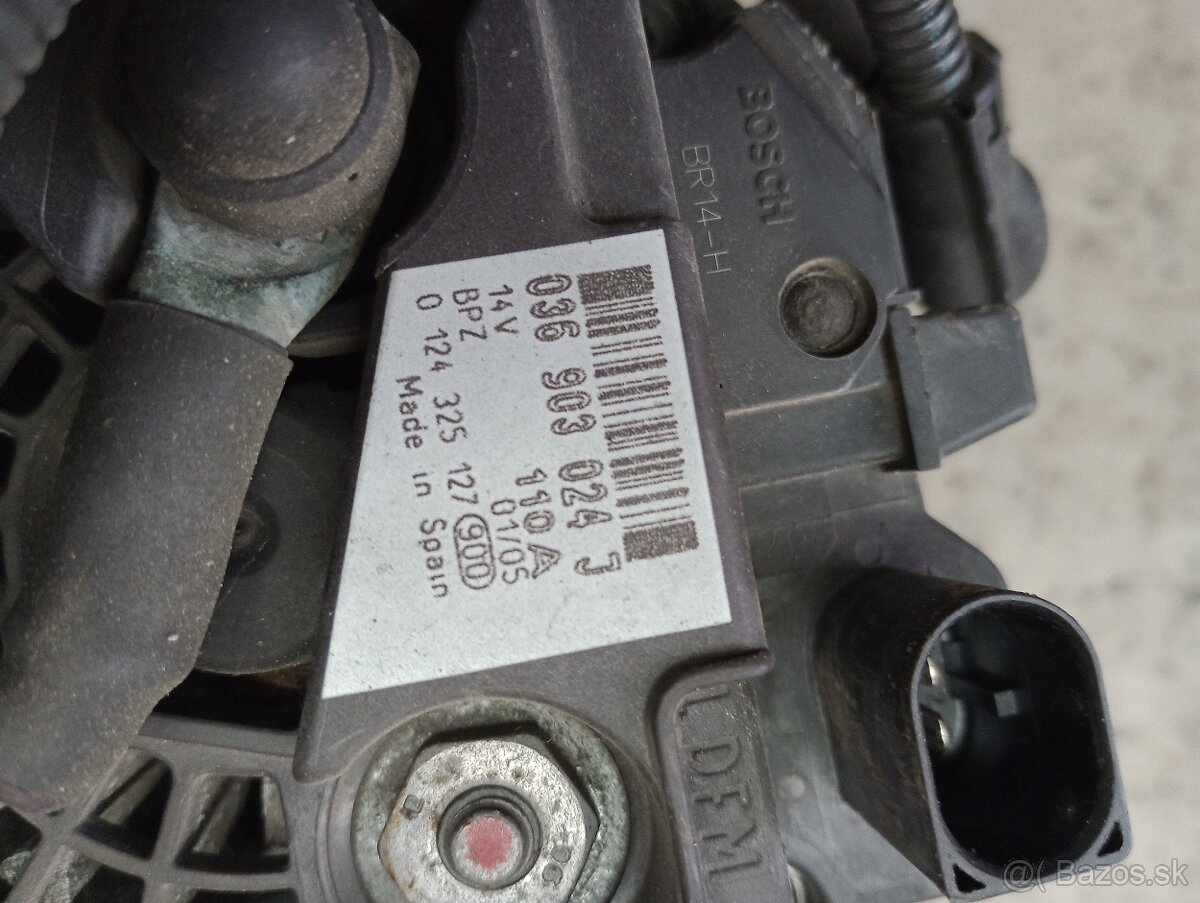 WV Golf 5 1,4 ND. Alternator ,pneu, sedadlo motorcek okna - 9