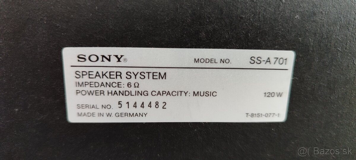 Reproduktory Sony - 9