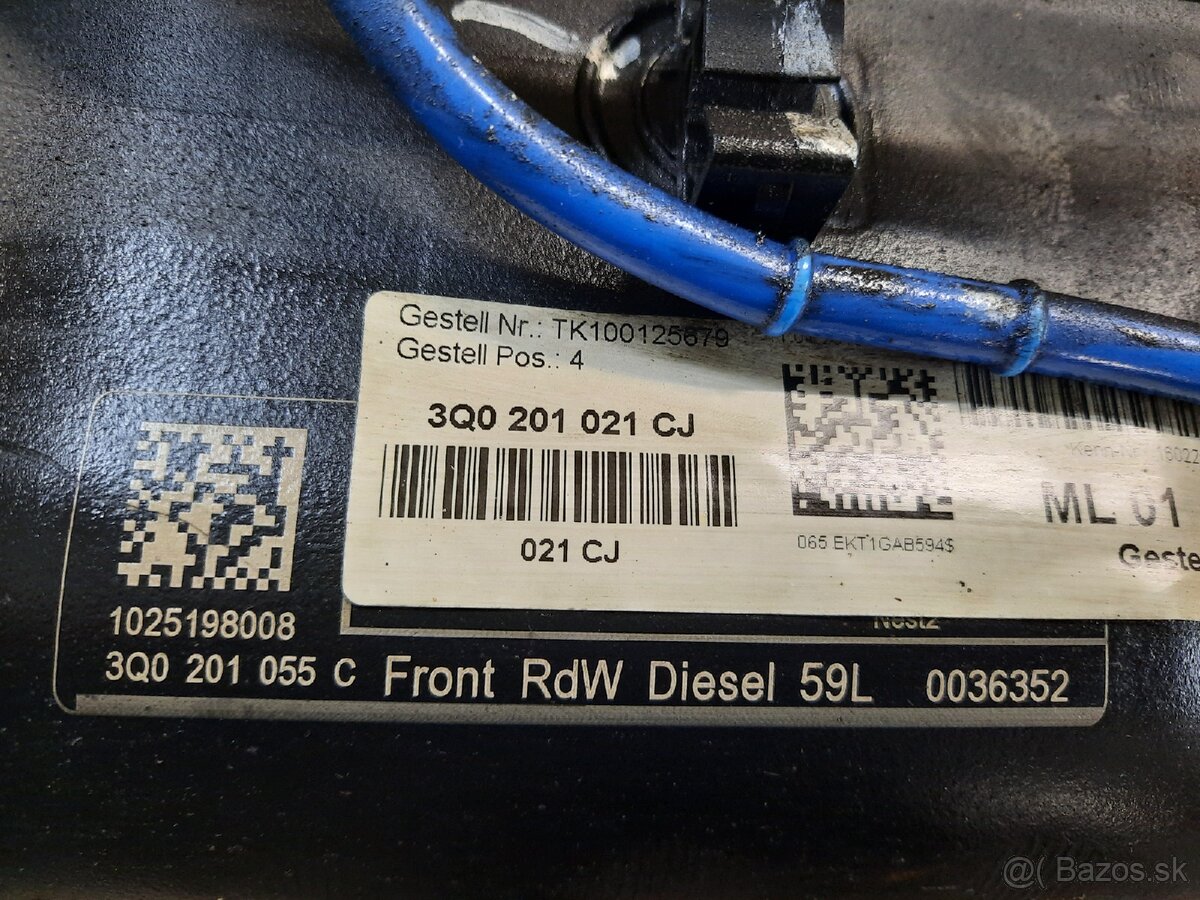 nádrž, čerpadlo, plavák Passat B8 - TDI - 9