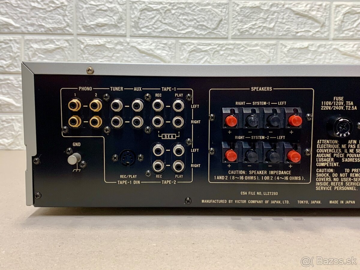 JVC A-X5 …. Stereo zosilovač. JVC T-X6L … stereo tuner - 9