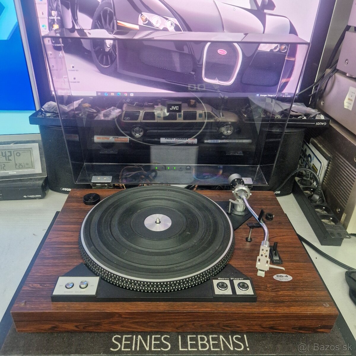 JVC GL-500 CD4...4 kanálový gramofon , DC servo , prenoska A - 9