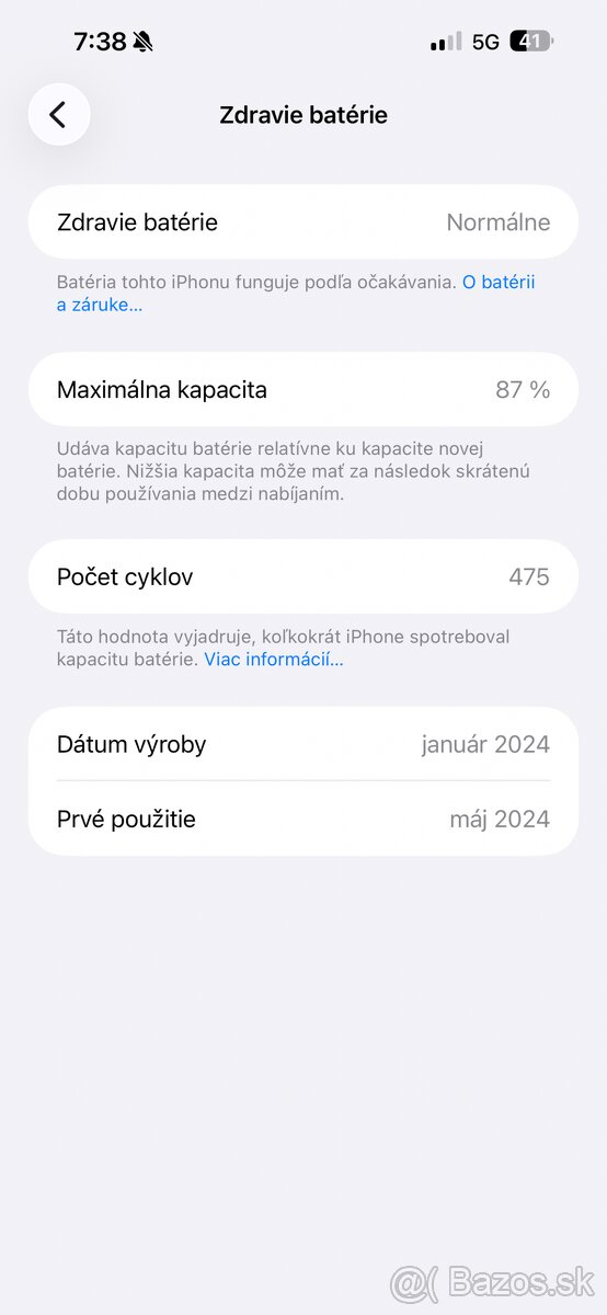 Predám Iphone 15 pro max 256GB V ZÁRUKE - 9