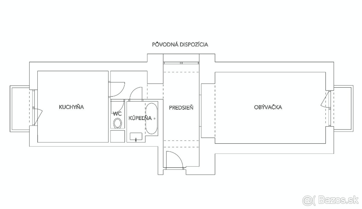 1-izbový byt Bratislava - NIVY - ul Budovateľská - 9