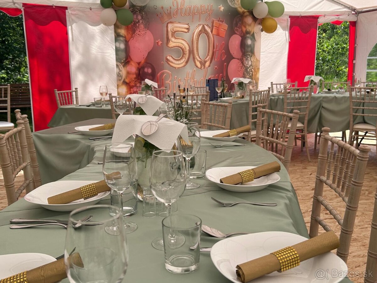 Prenajom noveho party stanu 6×12 m - 9