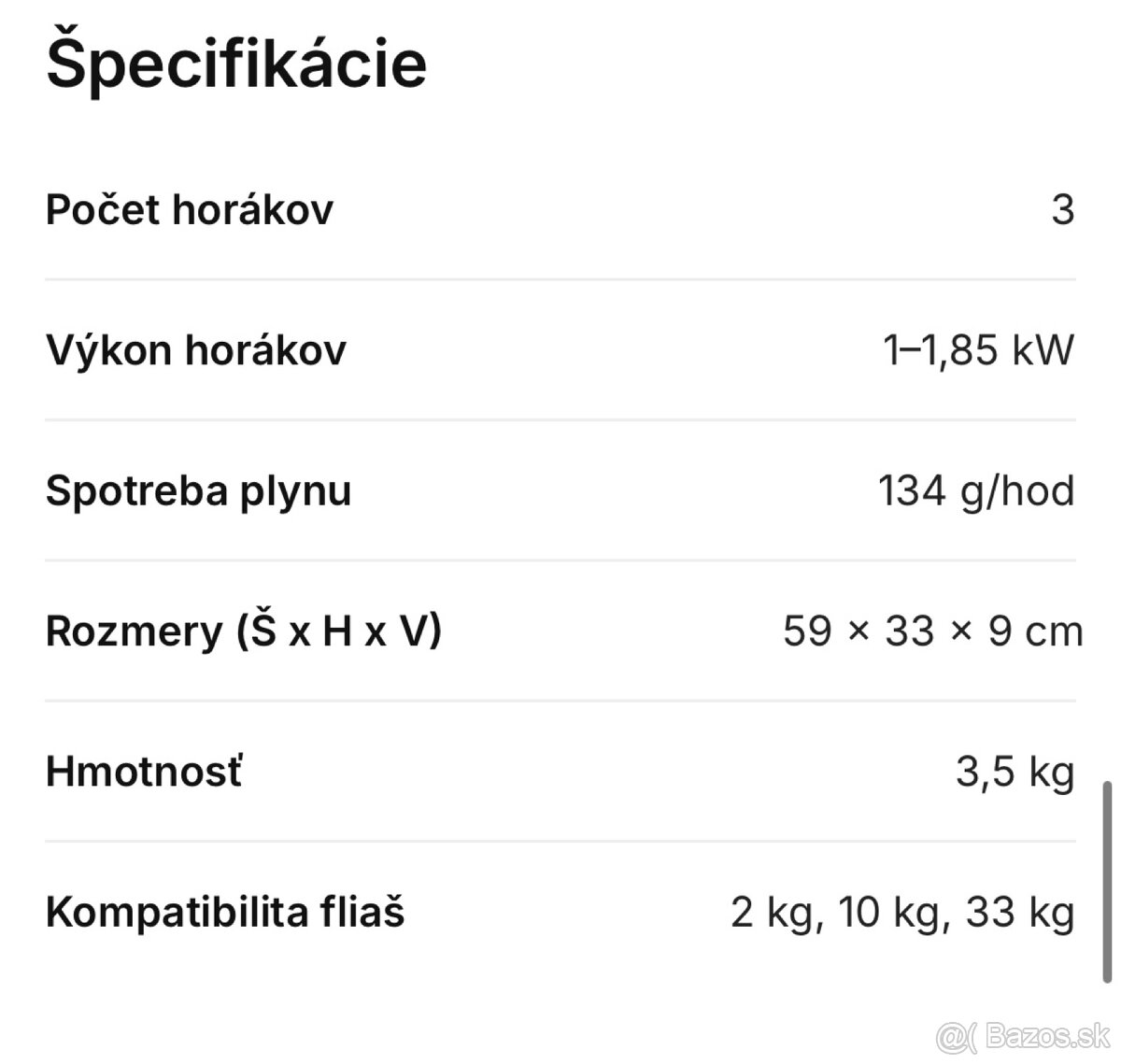 Plynový varič na propan butan - 9