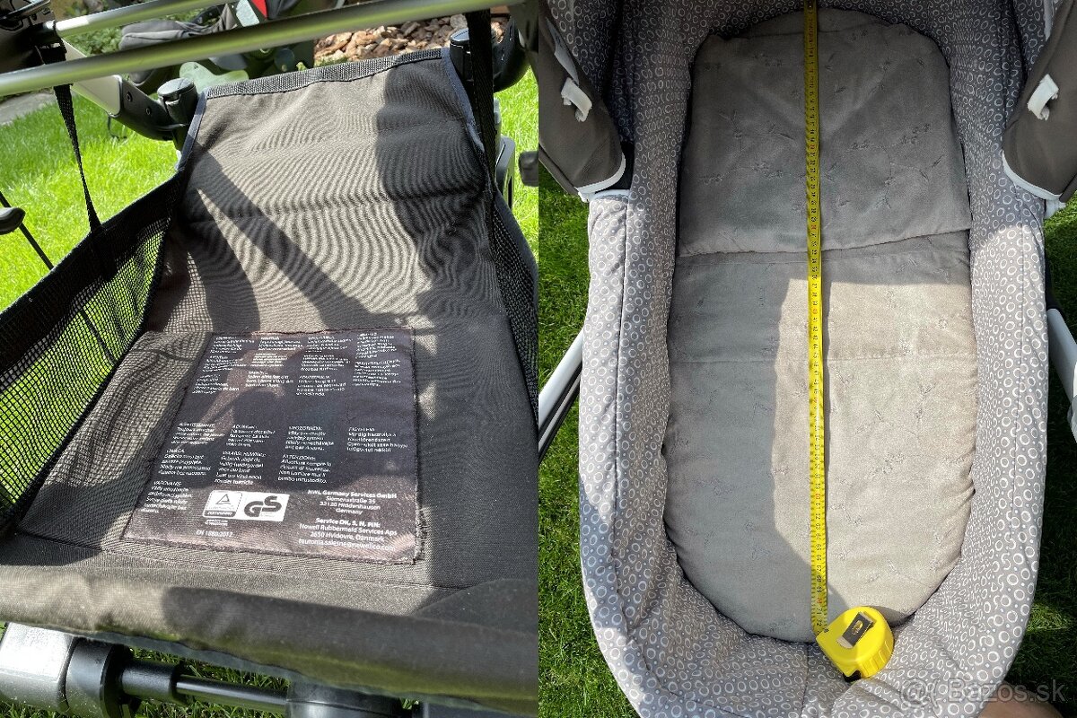 Kočík Teutonia 3-kombinácia s bohatým príslušenstvom - 9