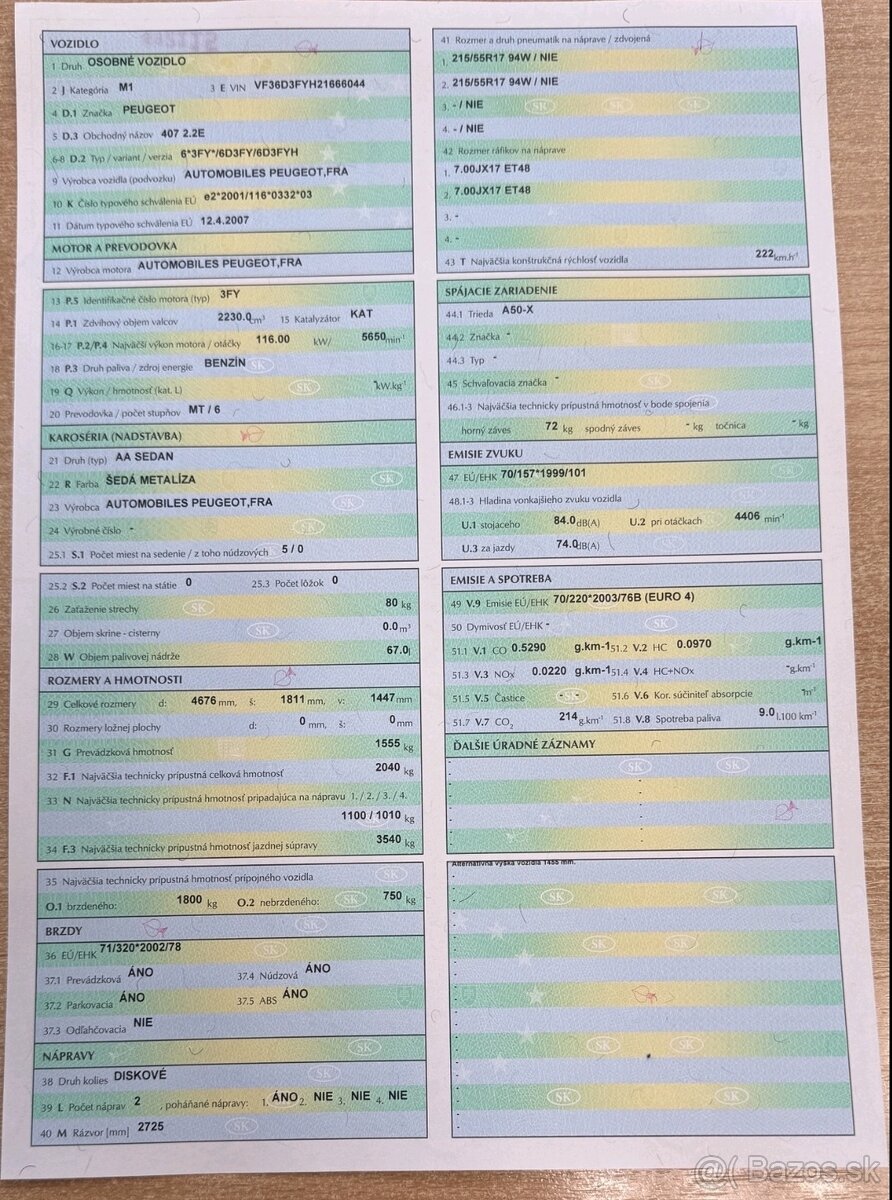 Peugeot 407 2.2 E - 9