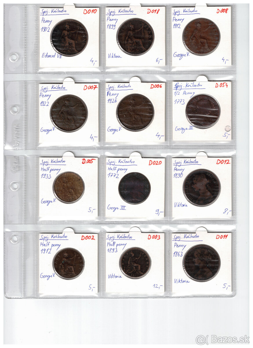 stare mince Europa/Svet 18.,19. a 1.pol. 20. storocia - 9