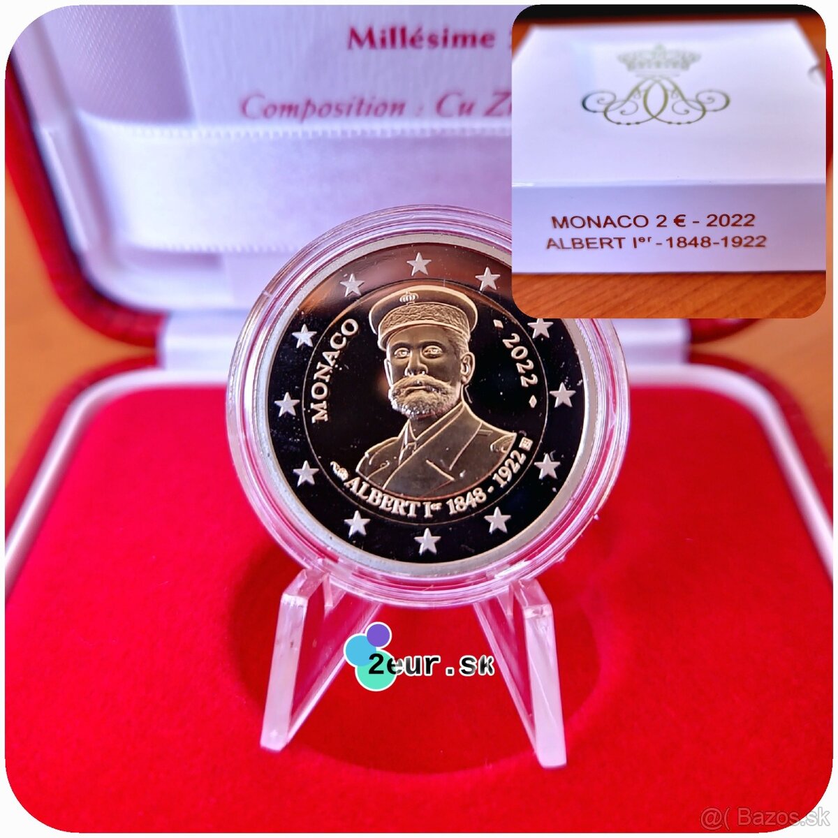 2 euro MONAKO - pamätné 2€ za NAJLEPŠIE CENY - 9