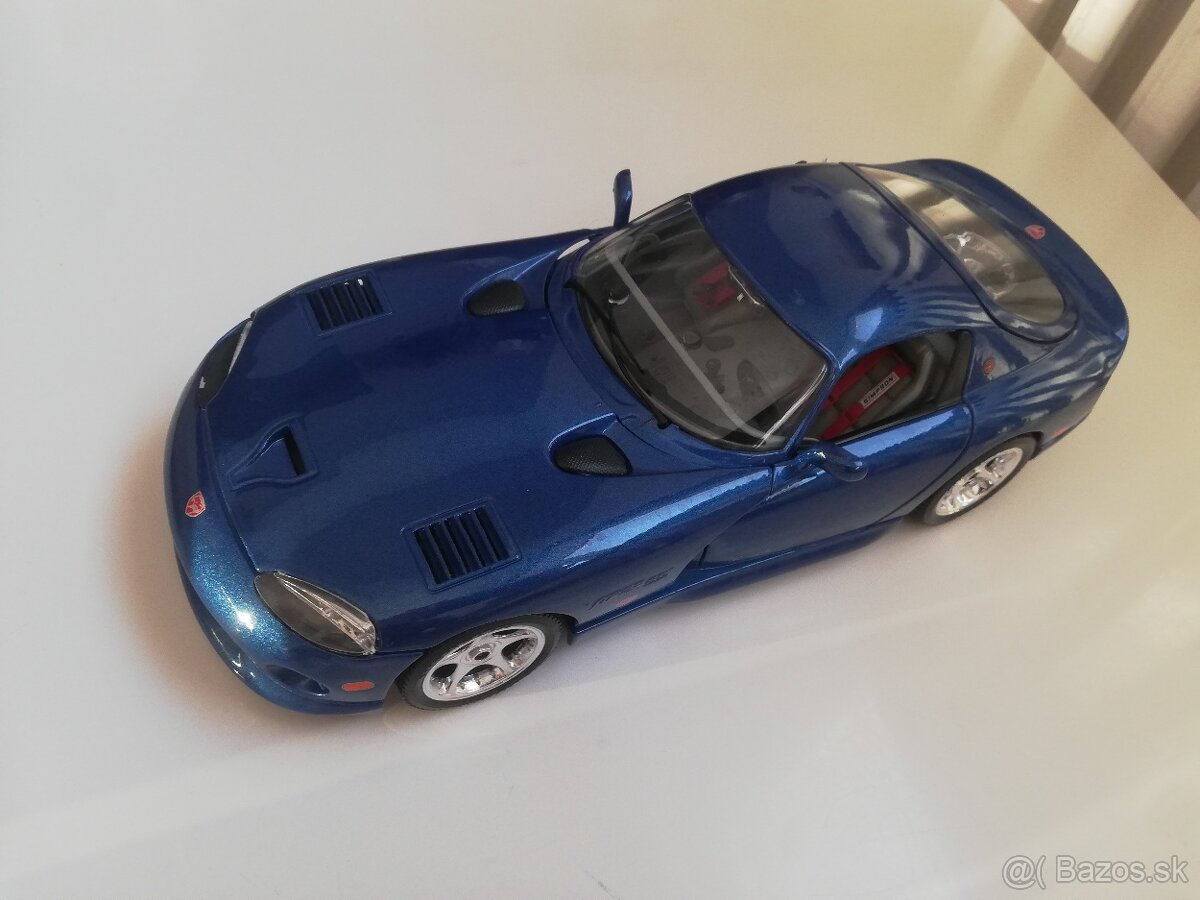 1:18 DODGE Viper, modra Bburago - 9