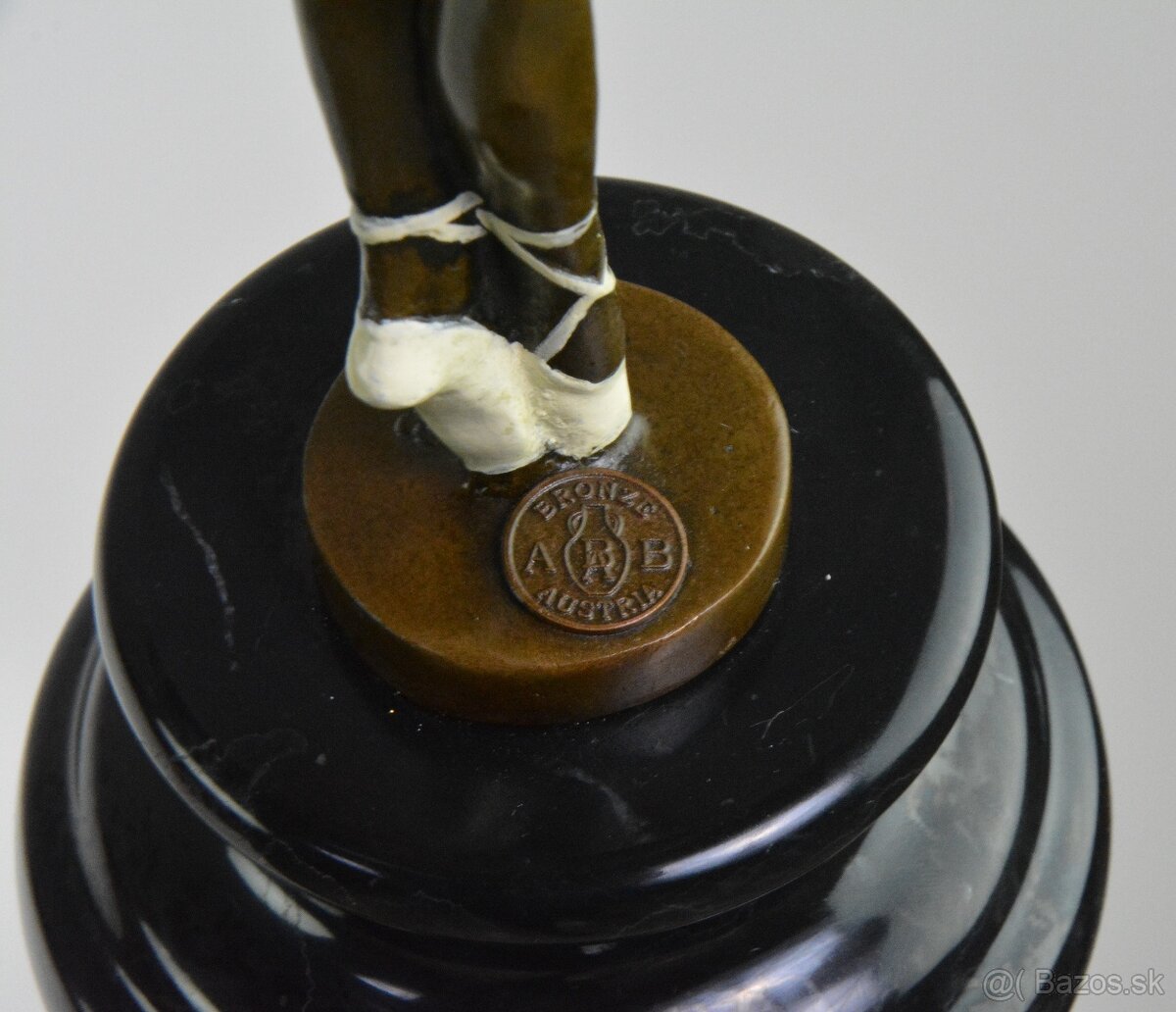 Bronzová soška - Baletka - kolorovaná - 9