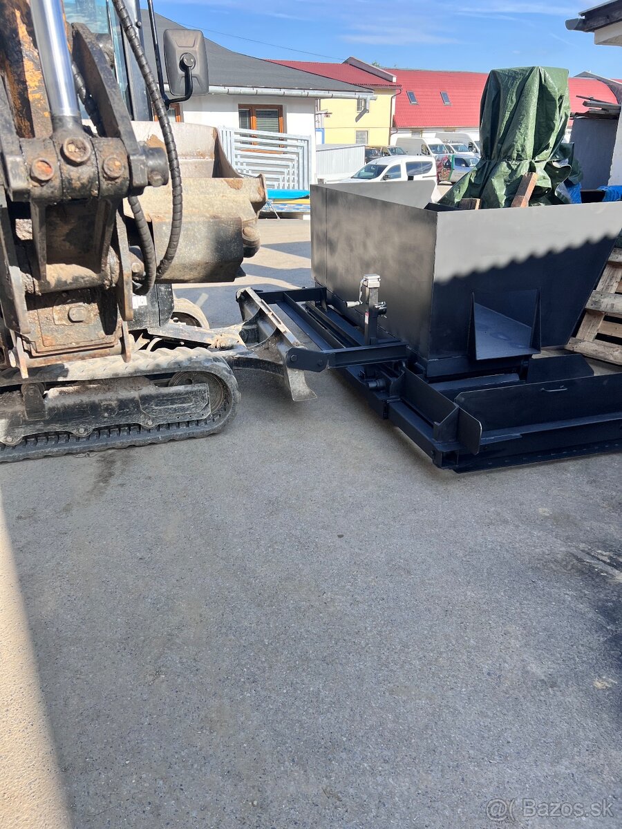 Posypávač krajníc,stranový finišer krajníc hydraulicky - 9