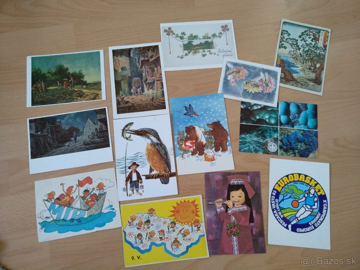 Pohľadnice, zápalkové škatuľky, magnetky - 9