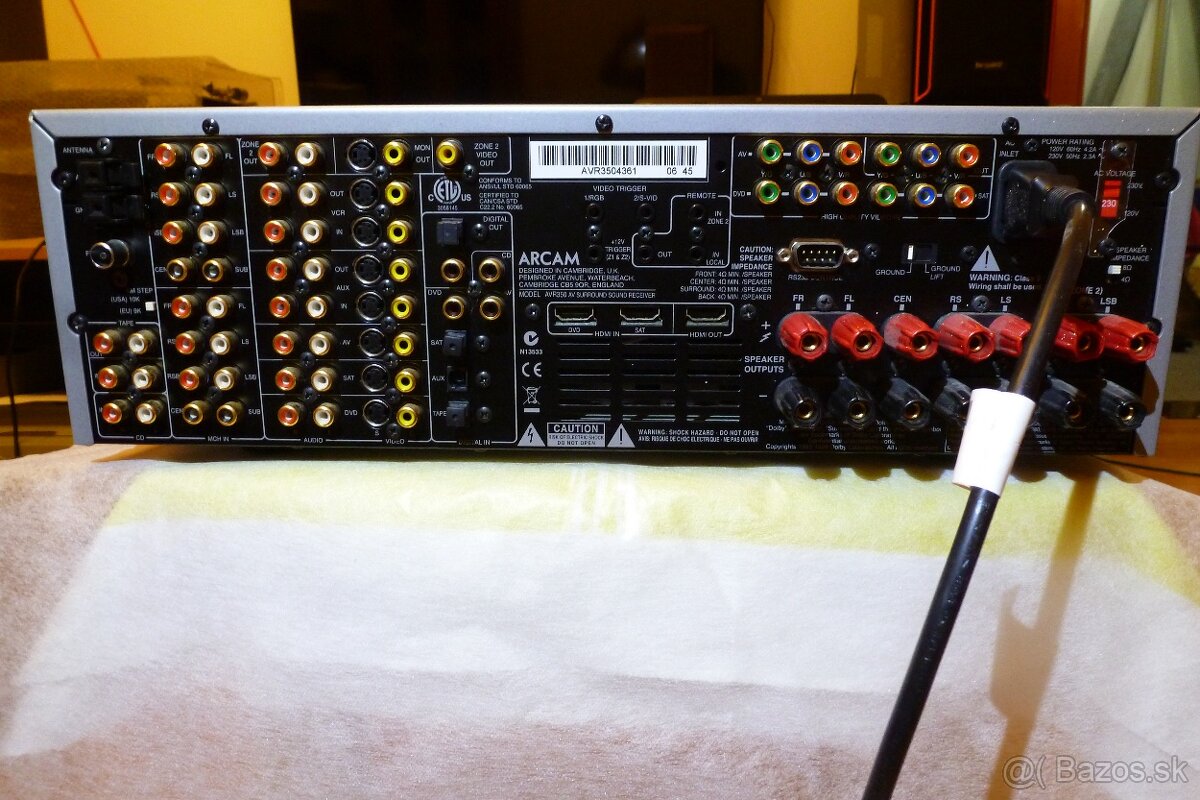 Arcam AVR350 7.1 Surround Sound Reciever - 9