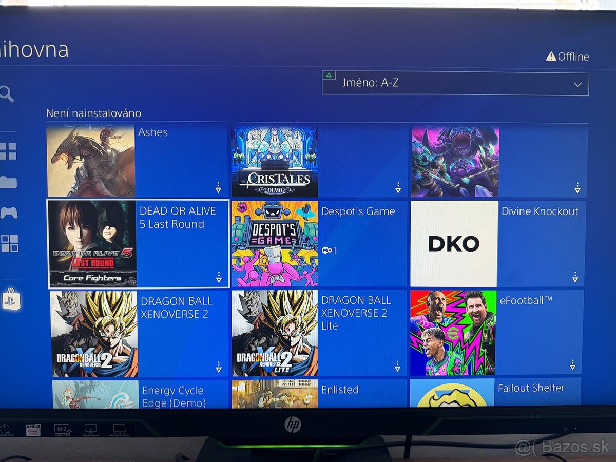 Playstation 4 Slim 1 TB + Controller + 50 hier + nabíjačka - 9