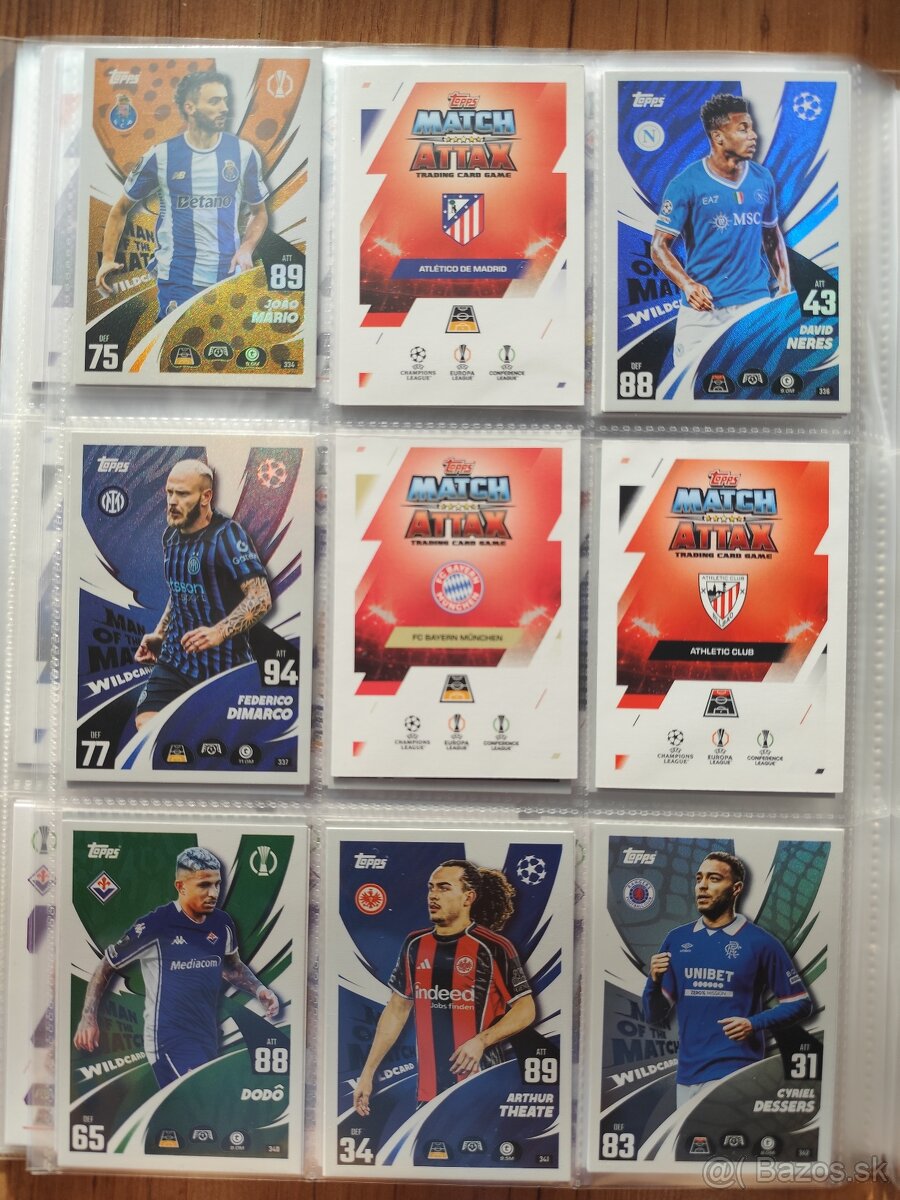 Futbalové kartičky Match Attax 2025/26 - 9