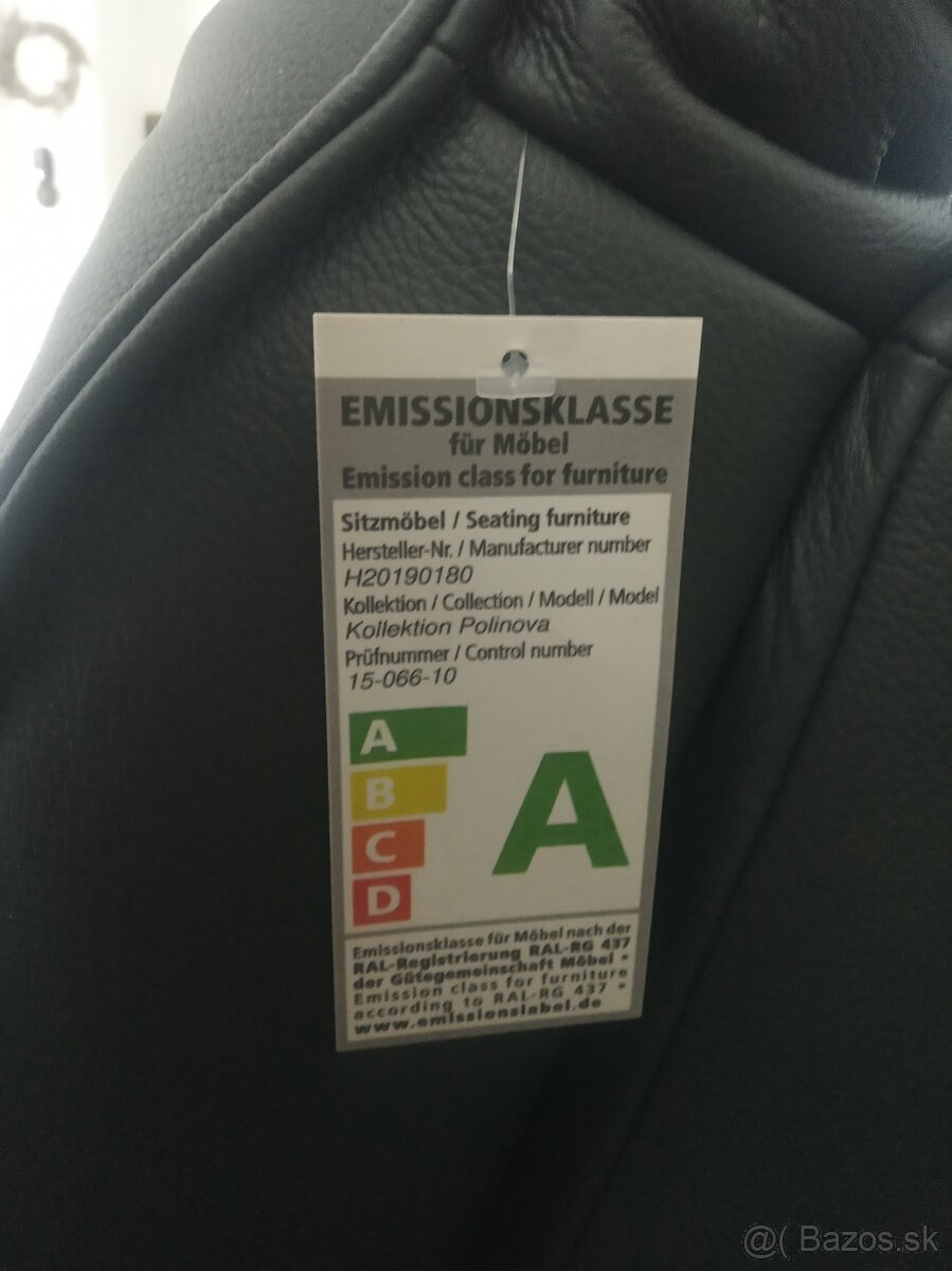 Nová luxusná kožená sedacia suprava - 9