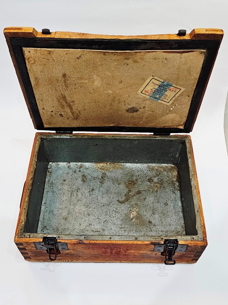 Nemecká drevená bedňa STG44 WW2 - 9