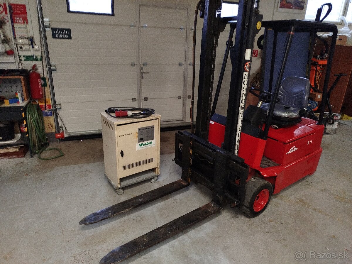 Predám VZV vysokozdvižný vozík Linde E15 - 9
