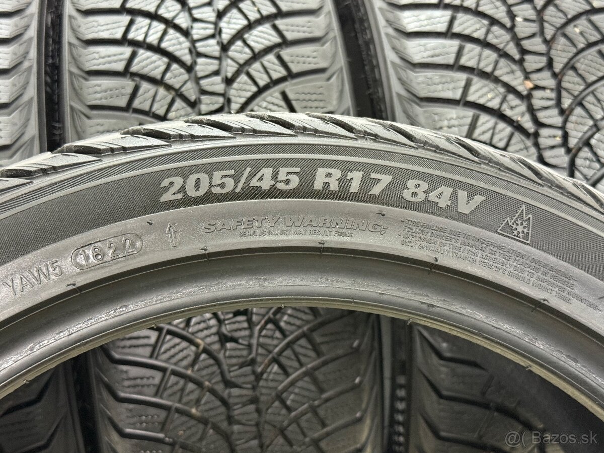 205/45 R17 Zimné pneumatiky 4ks Kumho - 9