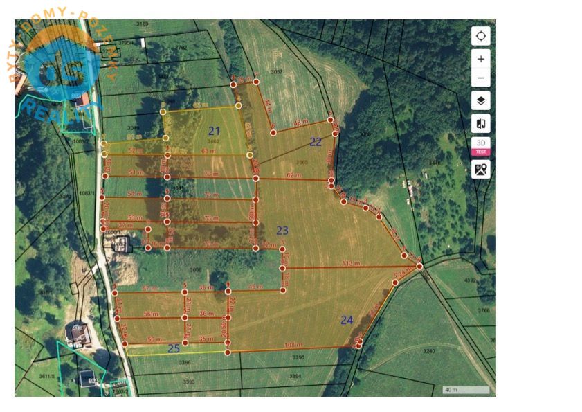 Na predaj stavebné pozemky + trvalý trávny porast, Zubák - 9