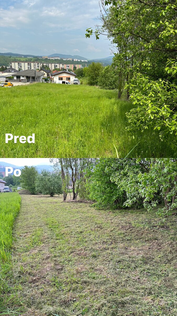 Kosenie, mulčovanie, frézovanie pňov, preprava, vypratávanie - 9